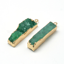Natur druzy Achatanhänger&nbsp;G-Q499-03