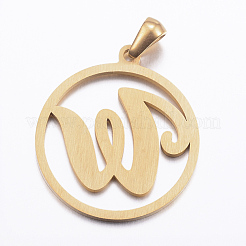 Pendentifs en acier inoxydable 304 avec placage ionique (IP)&nbsp;STAS-K162-076G