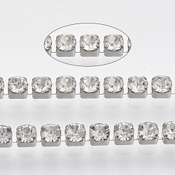 Cadenas de strass de acero inoxidable 304&nbsp;CHS-R012-C-01