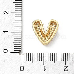 Pendentifs avec zircon cubiques à micro-pavés en laiton&nbsp;KK-A300-02G-V