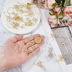 24 Stück 12 Stile Bowknot Legierung Emaille Charms&nbsp;AJEW-HY00016