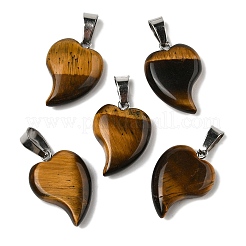 Pendentifs en œil de tigre naturel&nbsp;G-B127-11P-06
