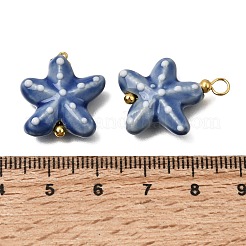 Handgemachte Porzellan-Anhänger&nbsp;PR-CBA0027-04G-03