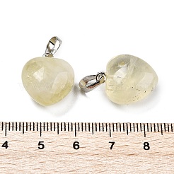 Natur Lemon Quarz Anhänger&nbsp;G-J386-H18-P