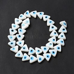 Fili di perline a lume fatti a mano malocchio&nbsp;LAMP-G154-05G