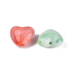 Perles acryliques opaques de deux tons&nbsp;OACR-Q199-32A