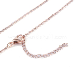 Colliers pendentifs des Alpes en acier inoxydable 304&nbsp;NJEW-Z001-01RG