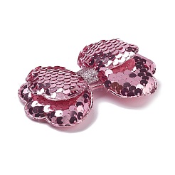 Paillettenstoff Filzstoff Alligator Haarspange&nbsp;OHAR-R100-02D