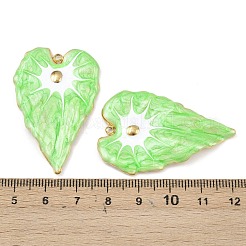304 Edelstahl-Emaille-Anhänger&nbsp;STAS-C158-02G-02