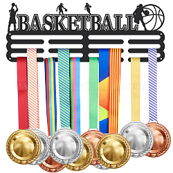 Superdant Basketball-Medaillen-Aufhänger, Präsentationshalter für Mädchen, Sport-Eisen-Haken, Gestell, Rahmen, Medaillen-Aufhänger, Auszeichnungen, Band, Cheer für über 60+, Metall-Medaillen-Wandaufhänger, Geschenk für Kinder