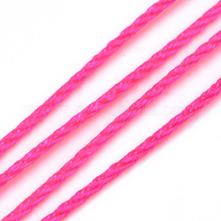 Nylon Thread, Deep Pink, 1.0mm, about 49.21 yards(45m)/roll