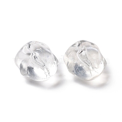 Perlas de vidrio checo transparente, conejo, Claro, 17.5x15x11.5mm, agujero: 1.4 mm