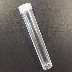 プラスチック密封ボトル  針収納チューブ  ホワイトスモーク  75mm