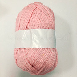 Polyacrylonitrile Fiber Yarn, Pink, 2~3mm, about 100m/roll