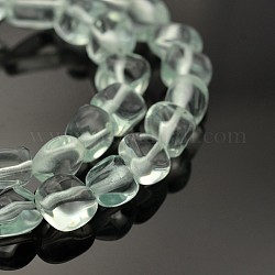 Glass Bead Strands, Tumbled Stone, Imitation Quartz,  5~7X5~7mm, Hole: 1mm, about 15.7 inch