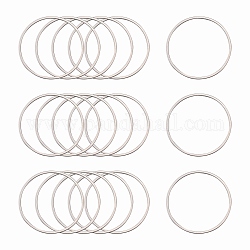 304 Stainless Steel Linking Ring, Stainless Steel Color, 35x1mm, Inner Diameter: 32.5mm