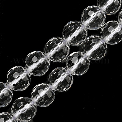 Perles En Pierre Naturelle Facettées - Cristal, Quartz, 2mm 3mm - Pour Création De Bijoux