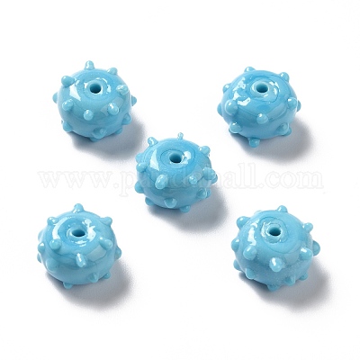 Fait main perles au chalumeau cahoteuses&nbsp;LAMP-E023-06G-1