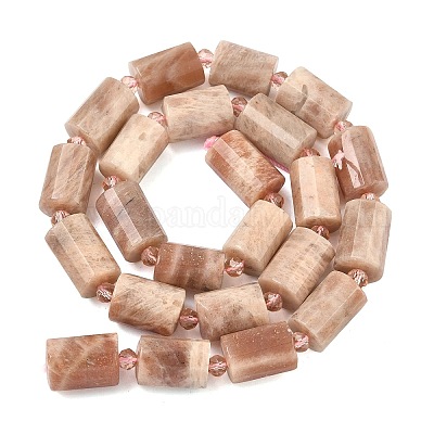 Natürliche sunstone Perlen Stränge&nbsp;G-G453-E09-10x14mm-1