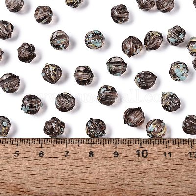 Transparente Picasso-Glasperlen&nbsp;SEED-Q039-04C-1