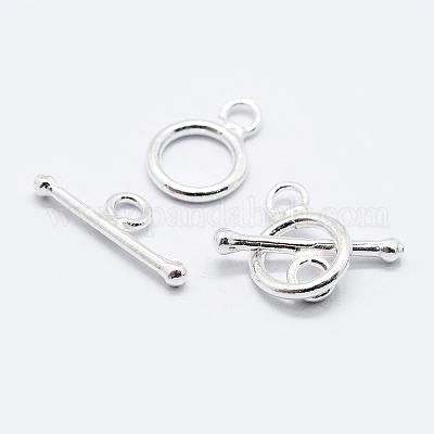 Fermoirs T en 925 argent sterling&nbsp;X-STER-K167-078S-1