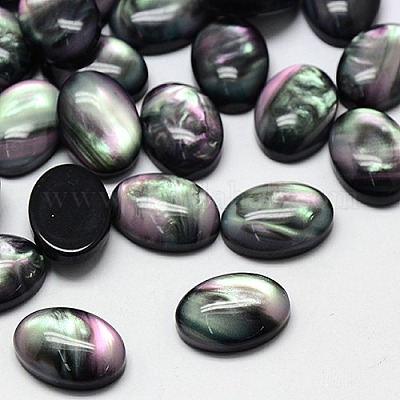 Cabochons in resina&nbsp;CRES-J038-10x14mm-02-1