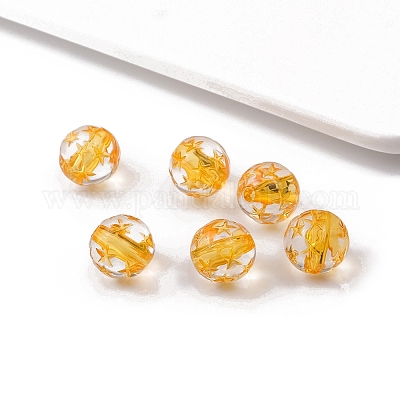Perles en acrylique transparente&nbsp;PW-WG13D30-06-1