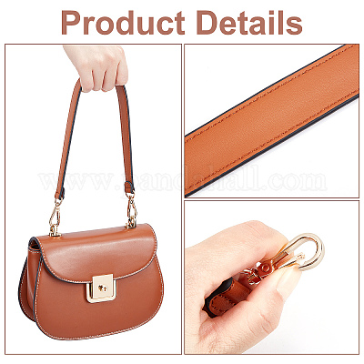 Shop WADORN Short Leather Handbag Handle for Jewelry Making - PandaHall  Selected