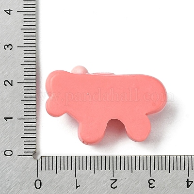Cabochons décodés en résine opaque&nbsp;RESI-C045-02C-1