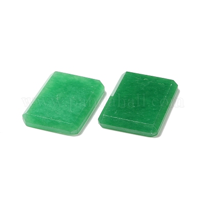 Cabochons de jade blanc naturel teints et chauffés&nbsp;G-G864-04-1