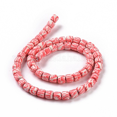 Brin de perles d'argile de polyester faites à la main&nbsp;X-CLAY-P001-01B-1