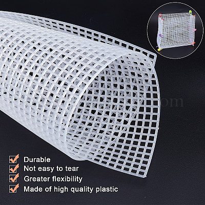 Wholesale CHGCRAFT 6pcs Rectangle Plastic Mesh Canvas Bag Sheets Plastic Net  Cover Acrylic Yarn Crafting Knit and Crochet Projects for Purse Making  Supplies 