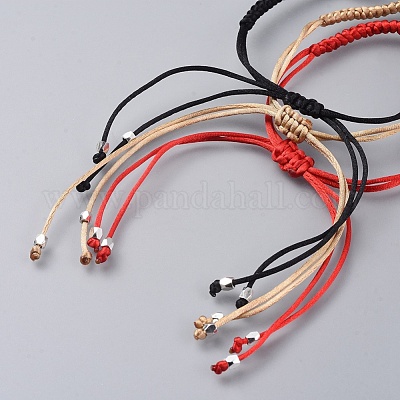 Wholesale Nylon Thread Braided Bead Bracelets 