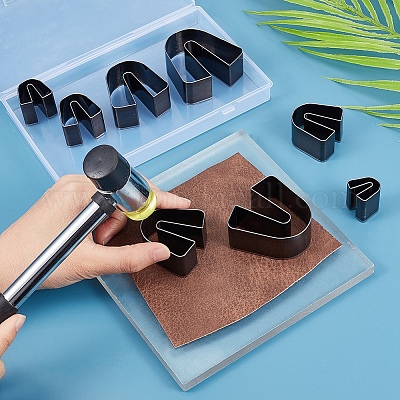 Wholesale SUPERDANT 8 Sizes Leather Punch Horseshoe Shape Hole Punch  Leather Craft Puncher Tools Leather Die Cutter Punching Die Set Hollow  Punch Cutter Tool for Handmade DIY Leather Craft 