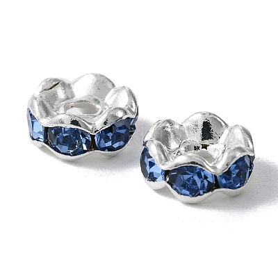 Messing Strass Zwischen perlen&nbsp;RB-YW0001-05B-03S-1