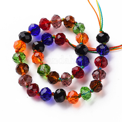 Chapelets de perles en verre transparente  &nbsp;GLAA-T025-01A-1