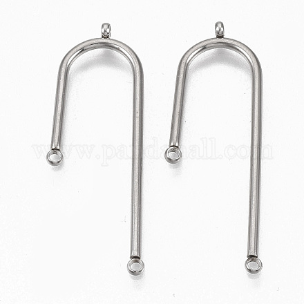 304 Stainless Steel Asymmetric Length Chandelier Component Links X-STAS-T050-029P-1