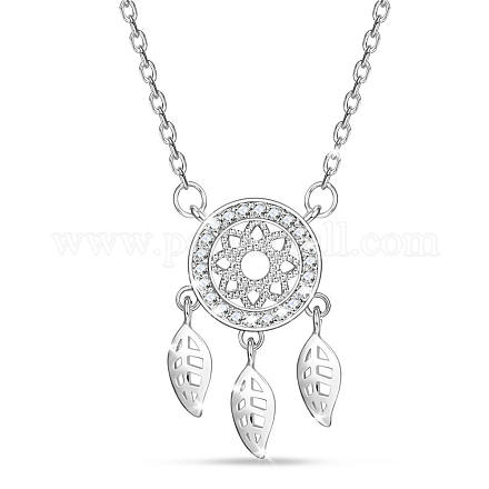 Shegrace 925 collares con colgante de plata esterlina JN947A-1
