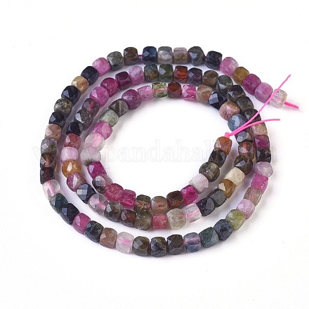 Natural Tourmaline Beads Strands G-F619-44-1