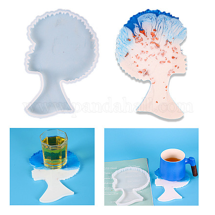 Diy mujeres forma taza estera moldes de silicona SIMO-PW0001-107-1
