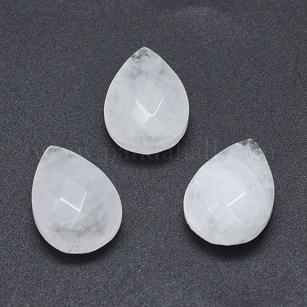 Natural Quartz Crystal Cabochons X-G-P384-D07-1