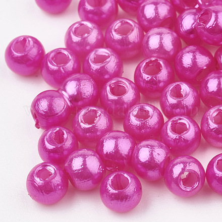 Perles en plastique ABS OACR-Q004-8mm-02-1