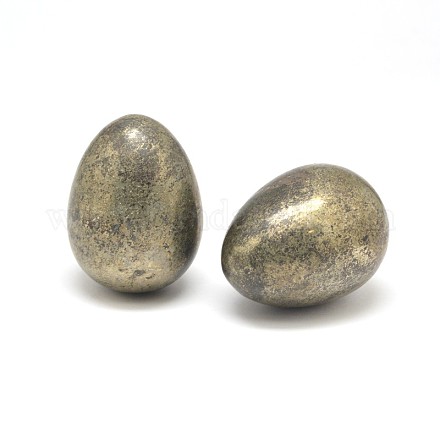 Natural Pyrite Egg Stone G-I126-11C-1