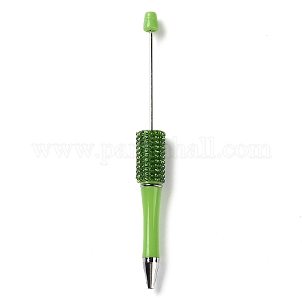 Plastic & Iron Beadable Pens AJEW-H147-01C-1