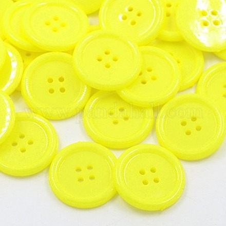Acrylic Sewing Buttons X-BUTT-E076-D-10-1