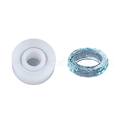 Moldes de silicona de anillo diy transparente DIY-WH0128-03B-1