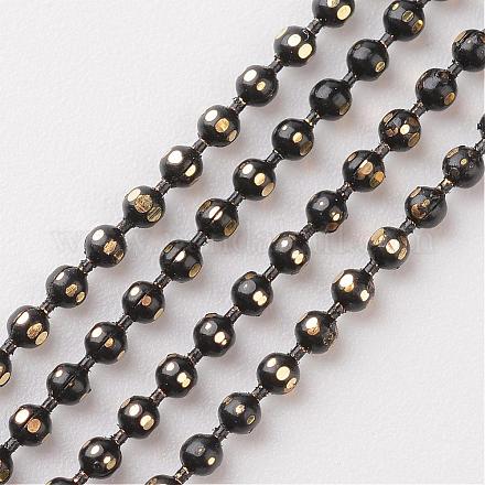 Brass Faceted Ball Chains CHC-D268-15-1