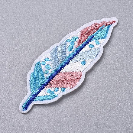 Computerized Embroidery Cloth Iron on/Sew on Patches X-DIY-G015-11-1