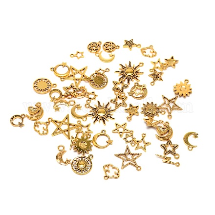 Подвески тибетского стиля FIND-WH0048-33AG-1
