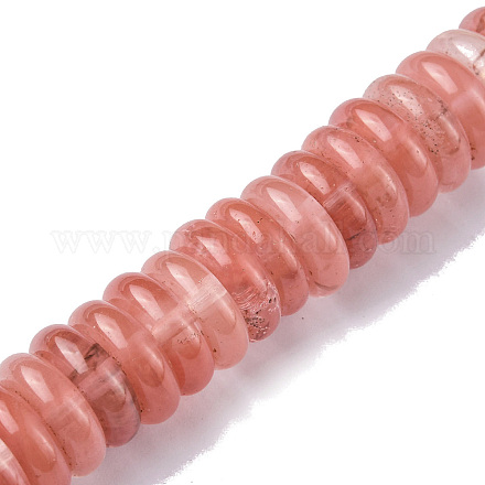 Cherry Quartz Glass Beads Strands G-F743-06G-1